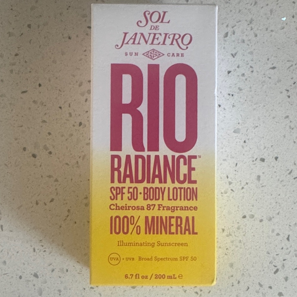 Sol de Janeiro Rio Radiance SPF 50 Lotion - Yellow and White